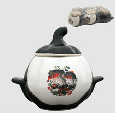 Keramiktopfset  Pilzen 6St je