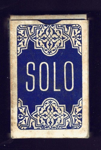 Solo patience playing cards - patience,