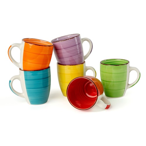 Porzellan kaffeetasse 6er set - kaffeetasse,