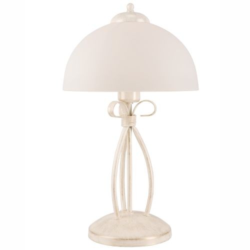 Tischleuchte shabby weiß glas - tischleuchte,