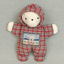 Sigikid Eisbär ❤️ Kapuze Stofftier Kuscheltier Schmusetier Frottee Quietsche