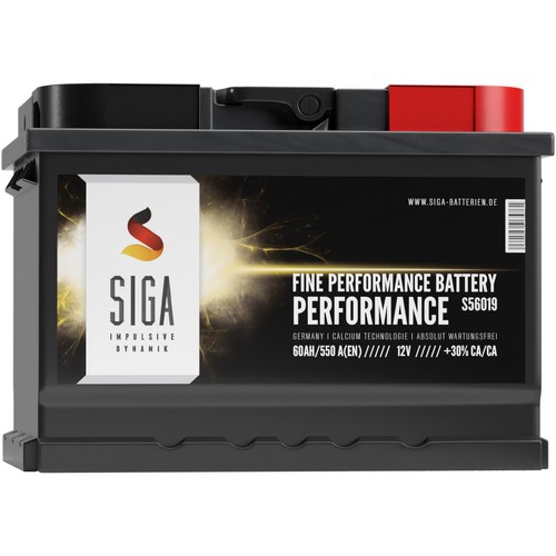 Siga autobatterie 12v 60ah - autobatterie,