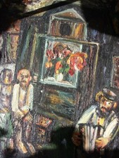 Ölbild .50-60er.  "Stadt