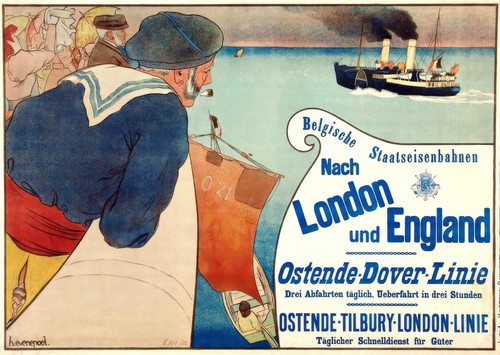 Vintage-Reiseplakat-Wandkunst