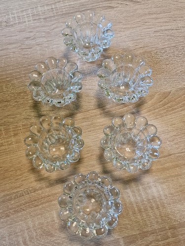 Vintage kerzenhalter glas - kerzenhalter,
