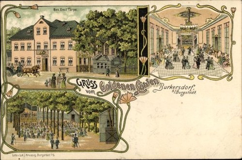 Litho burkersdorf burgstädt - burkersdorf,