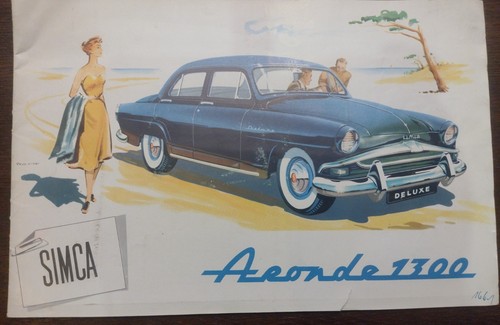 Prospekt broschüre simca - broschüre,