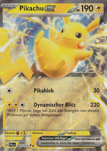 Pikachu 063 193 - ex, 063/193