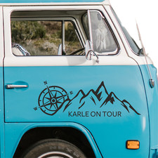 Wunschtext Wohnmobil Aufkleber