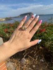 Silberring 925 roter Stein und