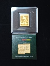 Goldbarren - 999er Feingold - Fußball Europameisterschaft 2024 München, OVP!!!