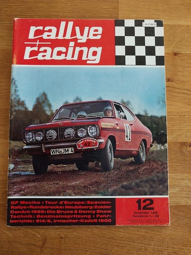 Rallye racing 1969 opel - racing,