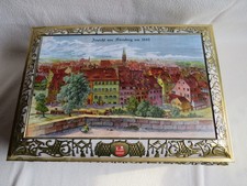 Große Nürnberger Lebkuchendose - Kiste aus Blech - E. Otto Schmidt