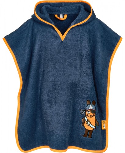 Frottee poncho die maus - maus, pirat