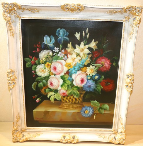 ölgemälde blumenstillleben - Ölgemälde,