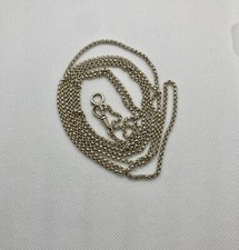 Extra lang Jugendstil Uhrenkette 151 cm 800er Silber. Ink. Etui. Taschenuhrkette