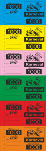1000 doppelnummern karneval - 1000,