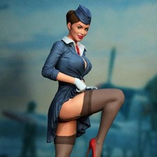 Stewardess Pinup | Garage Kit