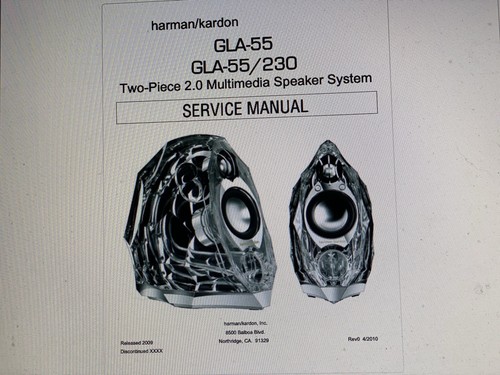 Harman kardon gla - harman, service