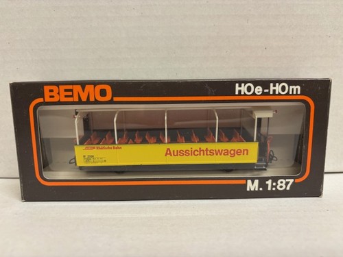 Bemo h0m 2099 - b, aussichtswagen