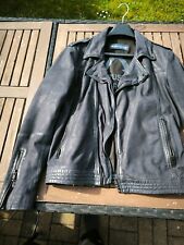 !!! Lederjacke NEU Größe L Freaky Nation Dunkelblau !!!