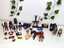 Playmobil Konvolut Ritter Figuren Zubehör Vintage Sammlung Waffen Pferd Rüstung