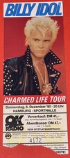 Billy Idol  Charmed Life  1990  Hamburg - Ticket - Konzertkarte - Konzertticket