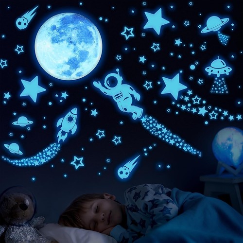 Leuchtende sterne mond - leuchtende,