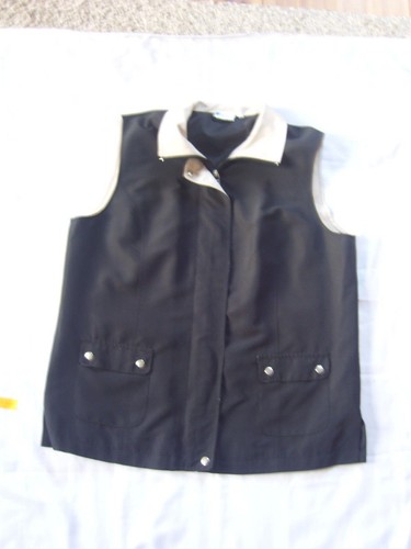 Damenweste schwarz beige - damenweste , beige 