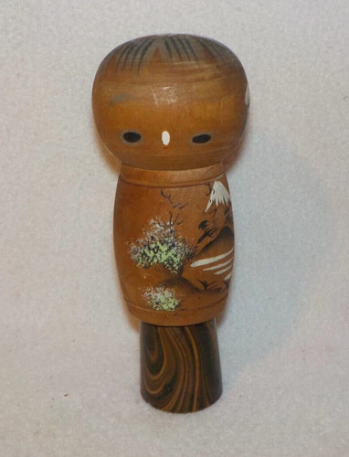 Vintage alte kokeshi - -, puppe