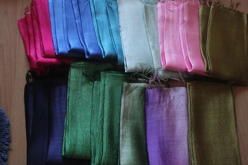 100 seide thai silk schal - 100%,
