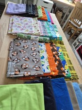 5, 8 kg Stoffpaket Stoffreste Konvolut Baumwollstoff Cordstoff  Nähen Sticken