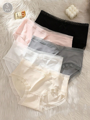 Pack ladies briefs with - 5, bow
