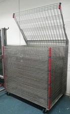 Trocknungswagen / Hordenwagen mit 50 klappbaren Gitterböden