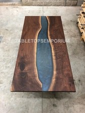 Epoxid Tisch Metallic