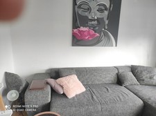 Sofa Mit Stoffüberzug zu Verschenken