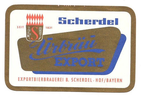 Altes bieretikett brauerei - altes,