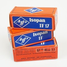 3x Agfa Isopan IF B&W negative