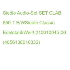 Siedle audio set - siedle, clab
