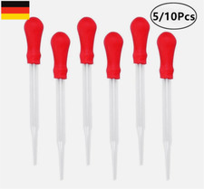 5-10 Stück 10ml Gummikopf Glas Pipette Glas Pipette Labor Pipette Pipette 12CM