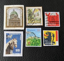 Lot von 6 Briefmarken