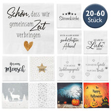 20 - 60 Stk Servietten Spruch