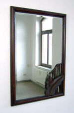 EXTRAVAGANTER SPIEGEL WANDSPIEGEL HOLZRAHMEN BRAUN JUGEND-STIL