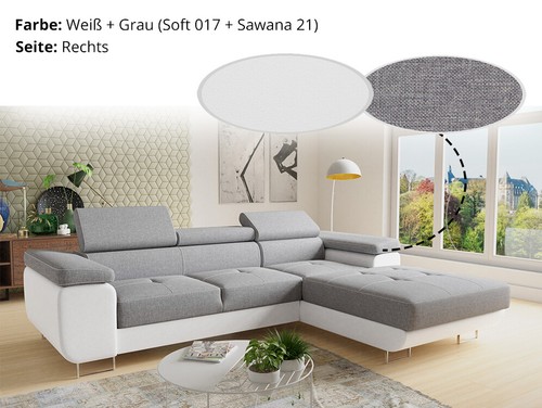 Ecksofa mit schlaffunktion - ecksofa,