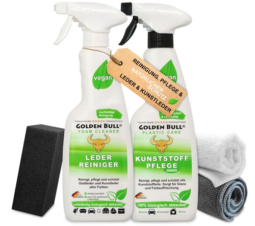 Autopflege set innen leder - set,