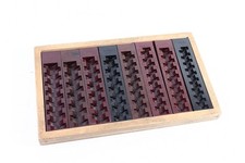 altes Münzzählbrett Wechselgeld Geldbrett Münzbrett Geldsortierer aus Bakelit DM