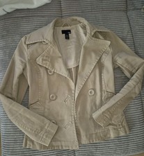 Beige H&M Denim Trenchcoat