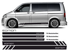 Seitenstreifen Aufkleber Set EDITION passend für VW T6 T6.1 T5 T4 BUS #T6-E01