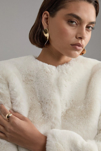 Karen millen kunstfellmantel - millen,