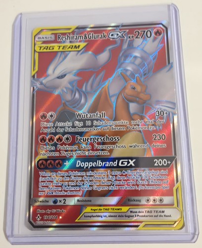 Reshiram glurak full art - reshiram,
